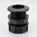 ¾" BSP Male Polypropylene Outlet with Back Nut & Cap (view 2)