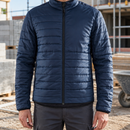 Dark Navy Blue Padded Thermal Work Coat