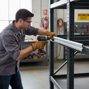 Dark Slate Gray Premium Aluminium Rail 60 x 10mm 1m - Heavy Duty Tool Organizer