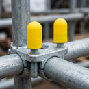 13mm Scaffold Stud Bolt Caps - Yellow LDPE