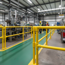 Dim Gray Premium 3-Way 90-Degree Corner Joint with Connection Bolts for Top Rail Applications