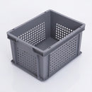 400 x 300 x 220mm 20L Euro Stacking Container Perforated Polypropylene (view 2)