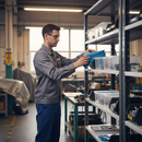 Dark Slate Gray Premium White Steel Shelf - 500mm Long with Adjustable Depth