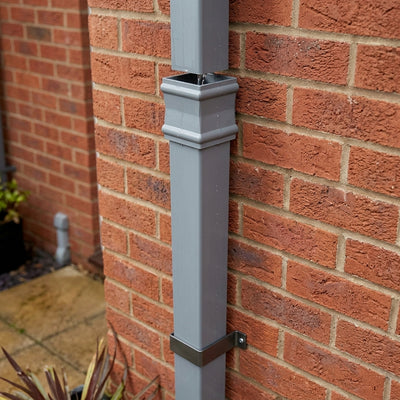 Traditional Downpipe Length 72x72mm x 3m Non-Eared Socket