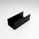 Aluminium Box Gutter Length 135×100mm 3m Marine Grade — RAL 9005