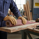 Dark Slate Gray Premium Sanding Paper Roll 115mm x 5m - 40 Grit, Heavy Duty