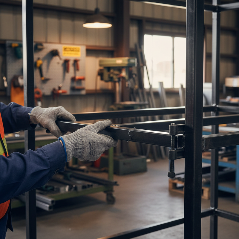 Dark Slate Gray Premium Steel Square Tube 25mm x 25mm for DIY Projects