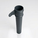 Traditional Aluminium Downpipe 76mm Diameter × 3m Eared Socket — RAL 7016