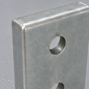 Rectangular Steel Face Plate for Dock Buffer - 440 x 255 x 65mm