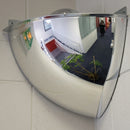 800mm Diameter PMMA 1/8 Sphere Convex Security Mirror