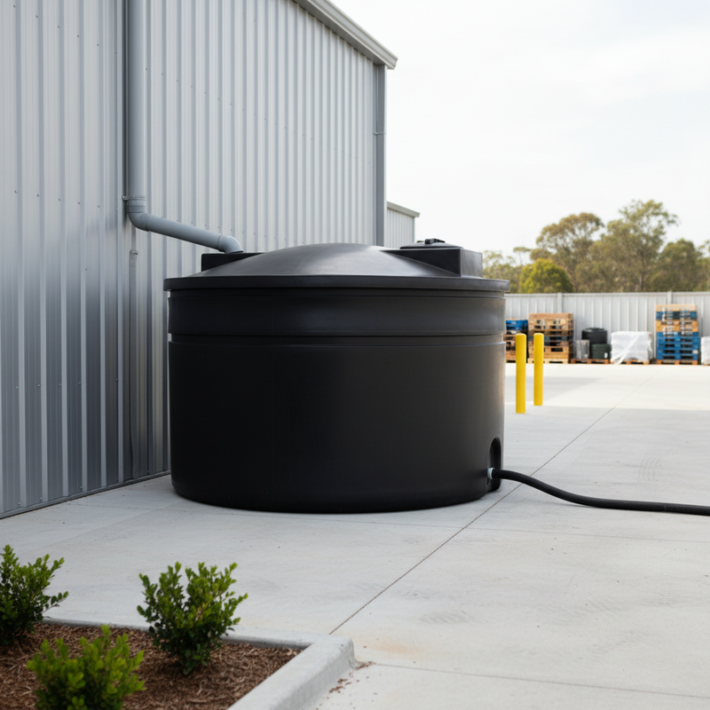 Light Gray 3400 Litre Premium Total Access Water Tank - Versatile Storage Solution