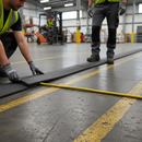 Slate Gray Premium Overlapping Edge Flooring for Events and Construction