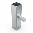 Galvanised 4" x 4" Square Hang Post for 53" Fencing (view 2)
