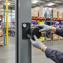 Light Slate Gray Premium Magnetic Wall Receiving Clip for Belt Barriers