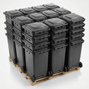 240 Litre Wheelie Bins, Pack of 20, Pallet Delivery (view 2)
