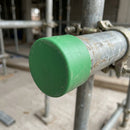48.3mm Scaffold Tube End Cap - Green LDPE, 2.5mm Wall (view 2)