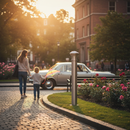 Dark Olive Green Premium Ornamental Bollard 114mm Diameter - 1000mm Above Ground