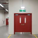 Dark Gray Professional Fire Safety Signs - Fire Exit Up Right Arrow