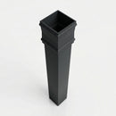 Traditional Downpipe Length 72x72mm x 3m Non-Eared Socket — RAL 7021