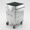 720 litre wheeled container, steel, galvanised (view 2)