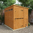 Pent Security Shed with Modular Design and Toughened Glass