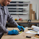 Dark Gray Premium Anodised Aluminium L-Shaped Angle 20 x 20 x 1.5mm x 1m