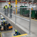 Dark Gray Premium Handrail Mesh Infill Panel with 8mm Rod Frame for Durable Safety and Structural Support