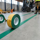 Forklift-Traffic Floor Lane Marking Tape - 75mm - Green