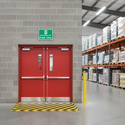 Emergency Exit Keep Clear Sign - Universal Application Safety Signage