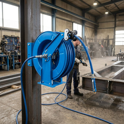 20m Retractable Hose Reel, 3/8" BSP, 400 Bar