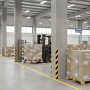 Dark Gray Premium Push-Fit Impact Protection Foam Strips - Trapeze 1000mm