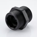 1/2" BSP Symmetrical Nipple – 20mm Thread, Polypropylene (view 2)