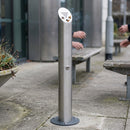 210mm Diameter Freestanding Stainless Steel Cigarette Bin