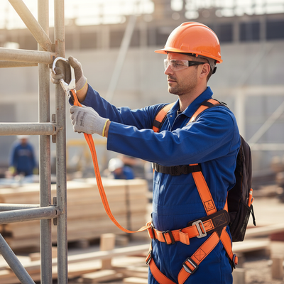 Professional Scaffolders Work Platform Fall Arrest Kit - 2m Harness