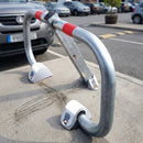 50mm Steel Impact Absorbing Parking Barrier with Cast Feet