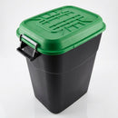 75 Litre Polypropylene Storage Bin with Green Clip Lid (view 2)