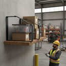 Premium Heavy Duty Lockable Storage Brackets for Wall and Ceiling Mounting - Secure Tool and Equipment Organization