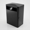 160 Litre Steel Litter Bin – Galvanised with Slam Lock (view 2)