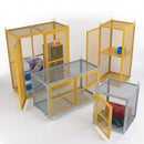 Steel Yellow Security Cage for Gas Cylinders (view 2)