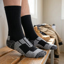Recycled Thermoregulating Work Socks 2-Pack - Black/Aluminium