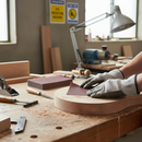 Dark Olive Green Premium Quality Glass Sanding Sheet 9x11” 60 Grit - Pack of 10