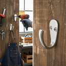 Premium Single Robe Hooks Set of 2 - Elegant Storage Solution in Multiple Finishes