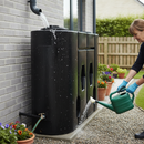 Dark Slate Gray Premium Slimline Tall 1900 Litre Baffled Water Butt - Heavy Duty