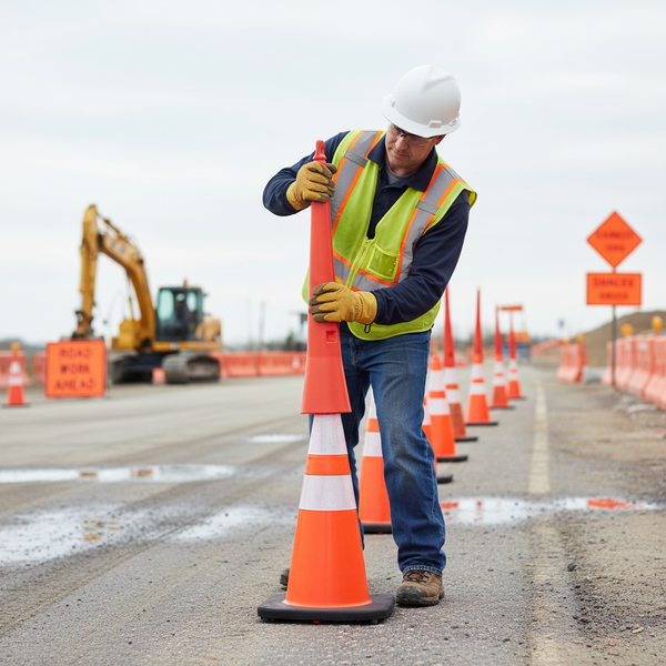 Premium Cone Extender for Temporary Barriers and Fencing