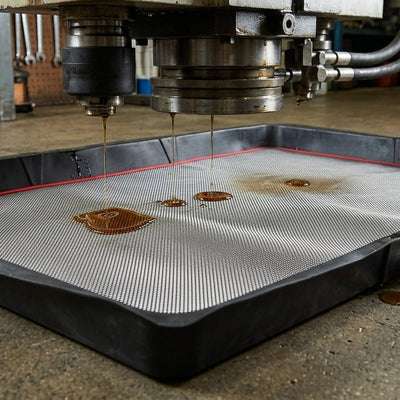 Large Flexible Spill Tray with Absorbent Mat 1000 x 1500mm 18L