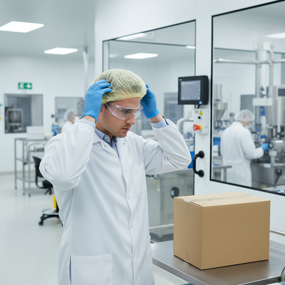 Premium Disposable Mob Cap Box of 1000 - Yellow Color