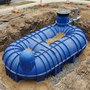10,000 litre underground water storage tank, low-profile polyethylene