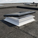 Manual Ventilation Rooflight 150mm PVC Upstand