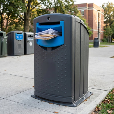 240 Litre Recycling Bin with Slot Aperture – MDPE