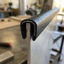 Steel-Reinforced Grip Edge Trim 15x12mm for 6-8mm Panels - 50m PVC (view 2)